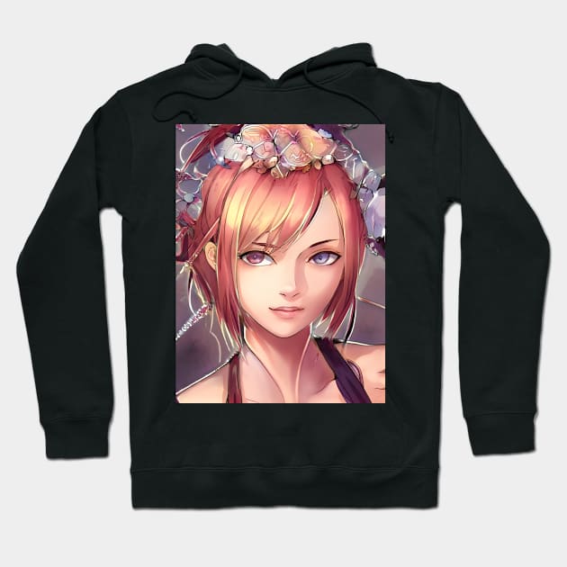 anime girl japan manga character Hoodie by animegirlnft